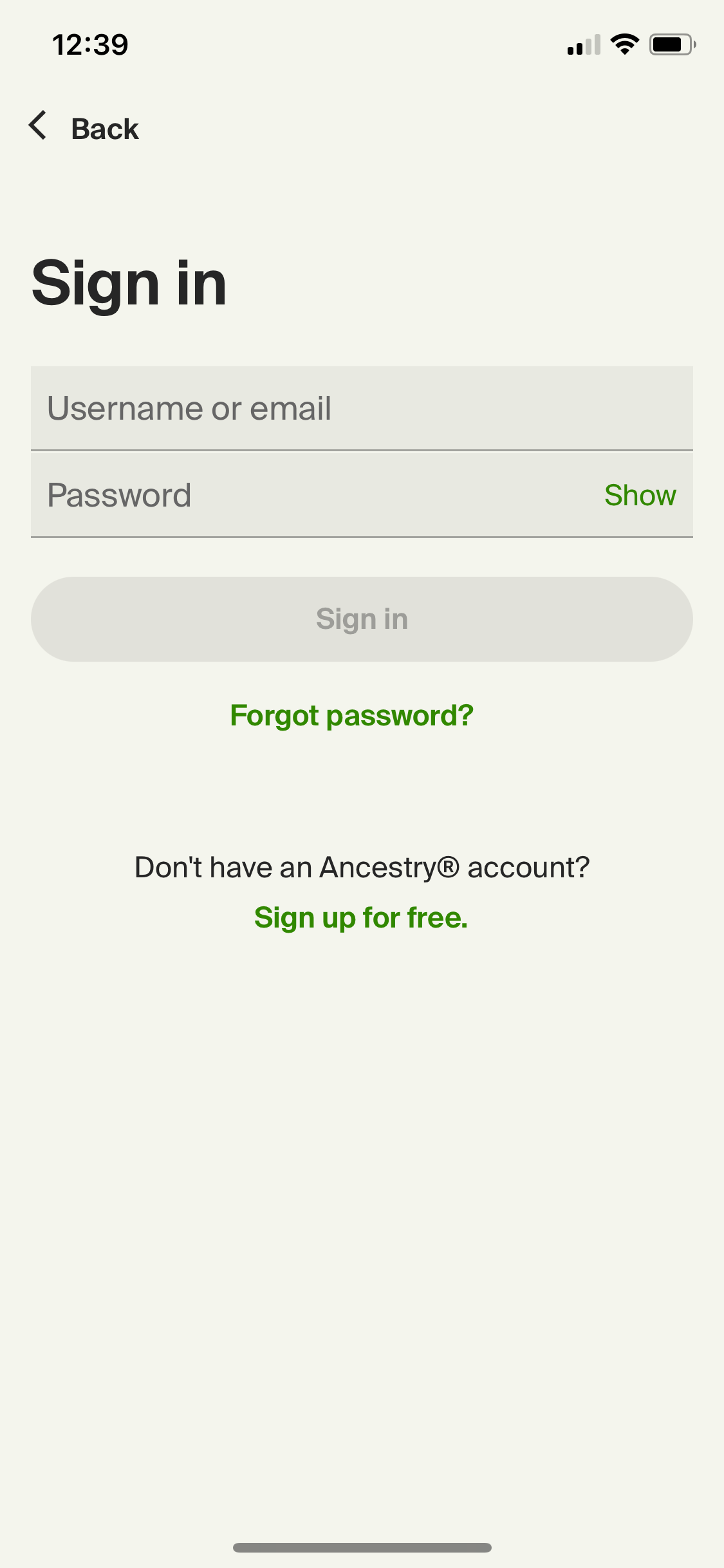 ancestry dna sign in