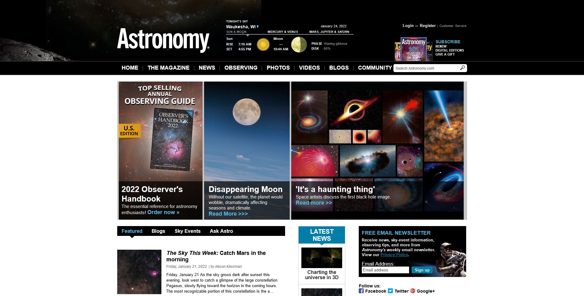 astronomy magazine website