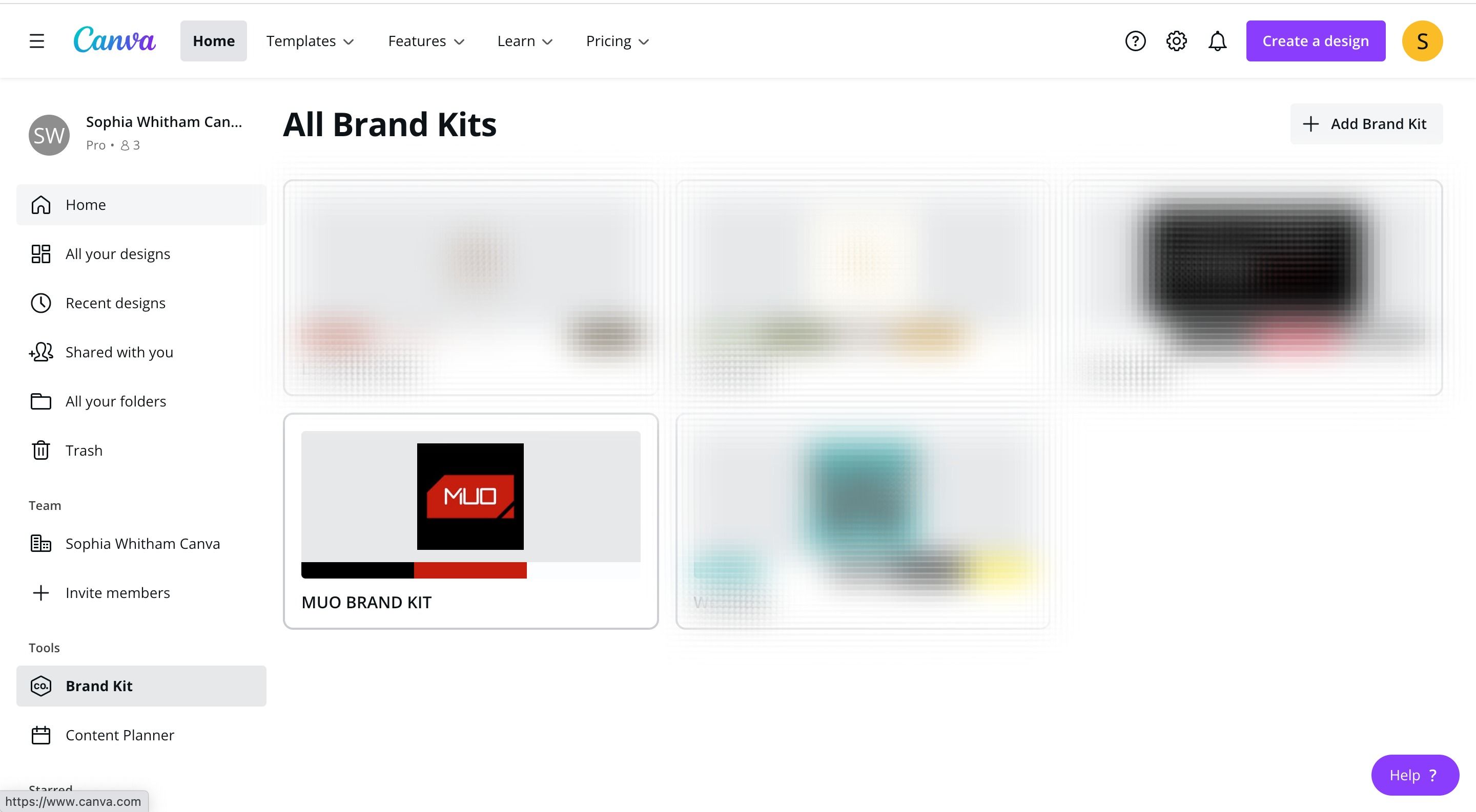 Multiple Brand Kits in Canva