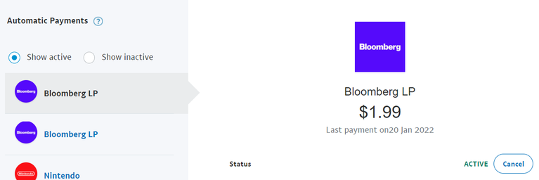membatalkan pembayaran otomatis paypal