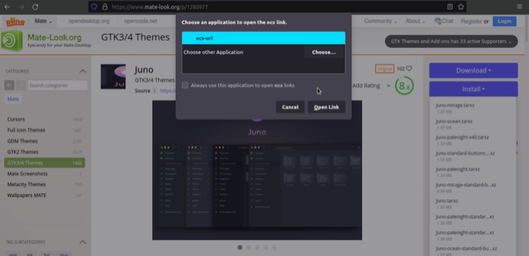 installing linux mint themes