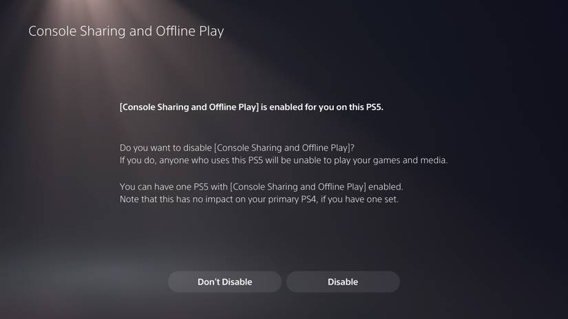 How to Enable Game Sharing on PlayStation 5