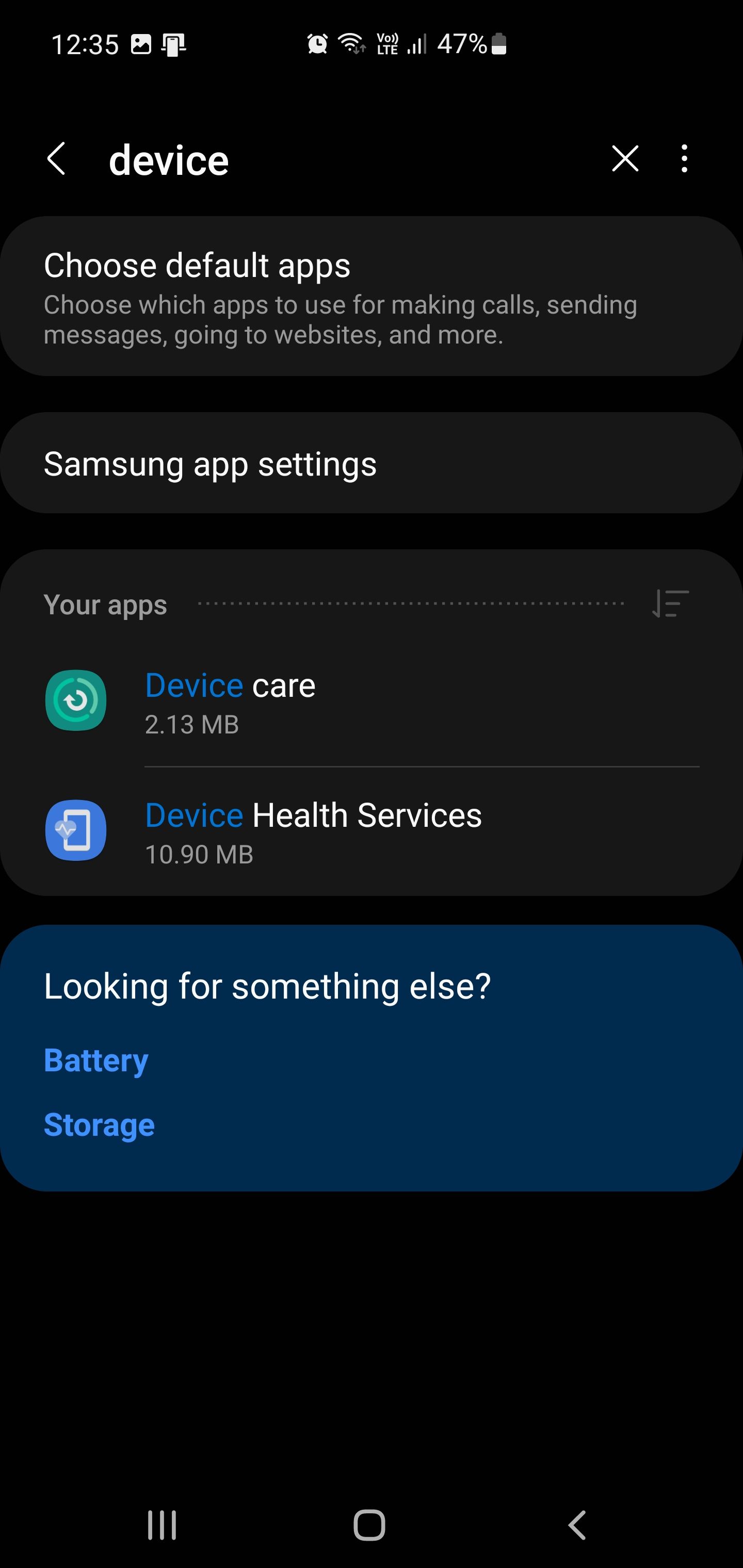 device health service android