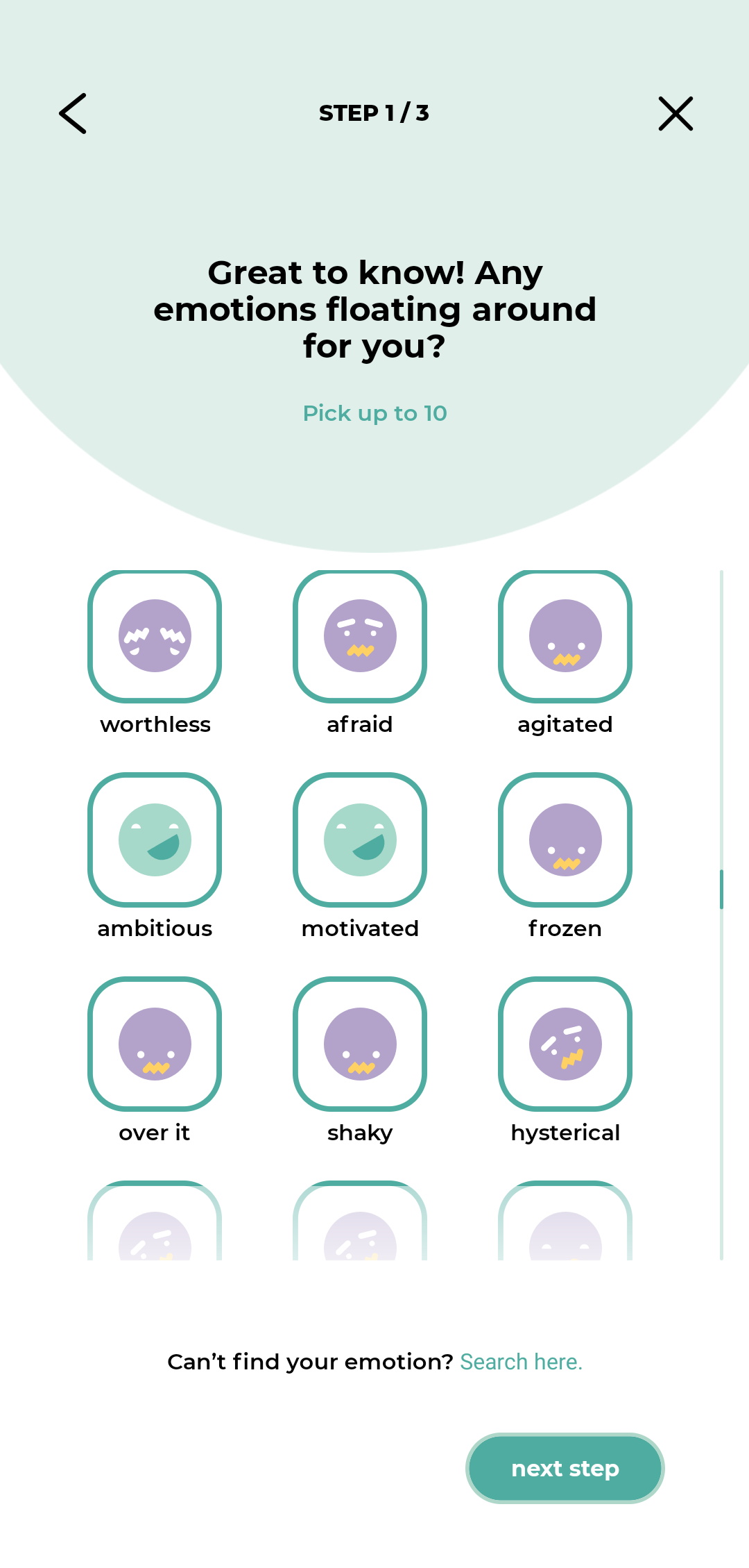 Divethru Mental Health App Mood Tracker