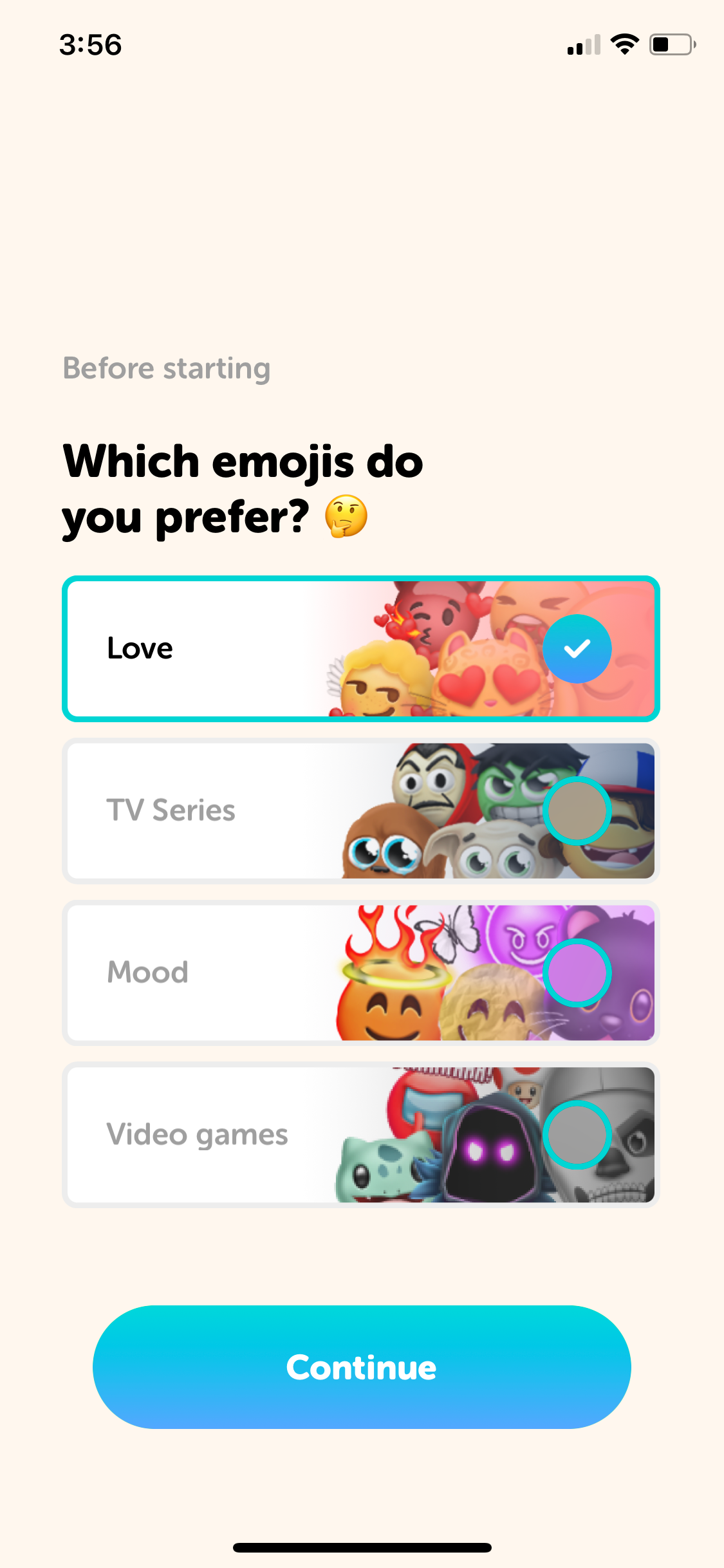 emoji up options
