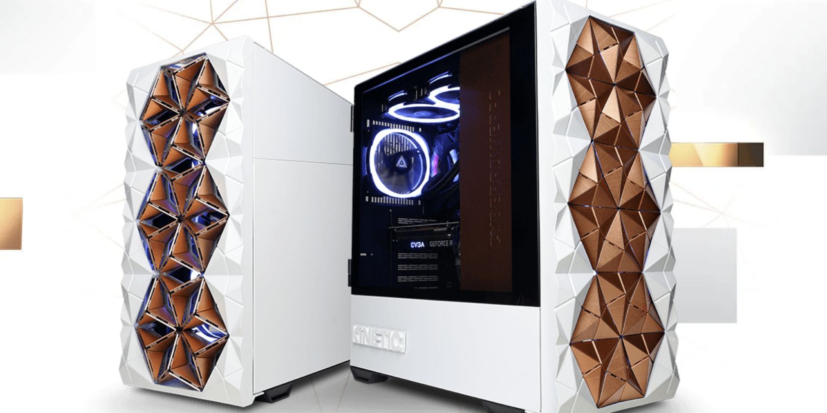 kinetic series case cyberpowerpc on white background