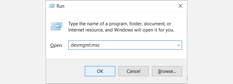 Opening device driver with windows run