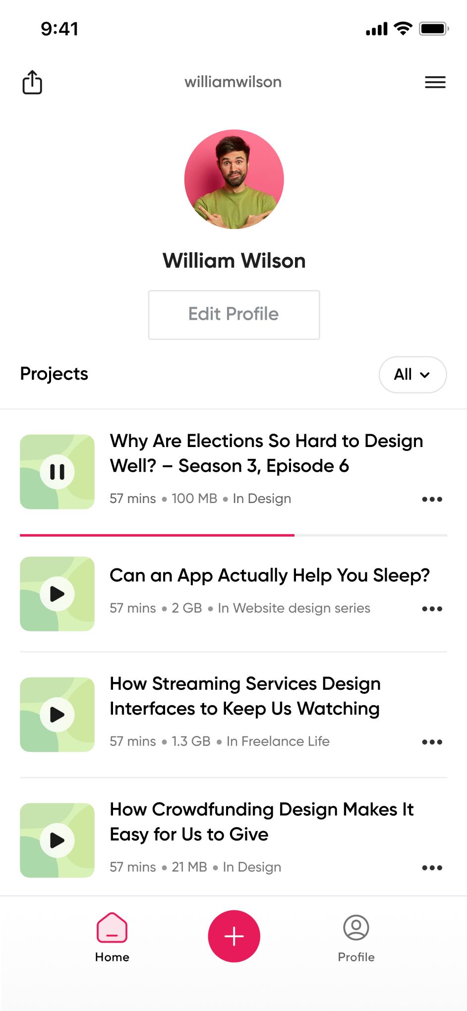 The Podcastle iOS app.