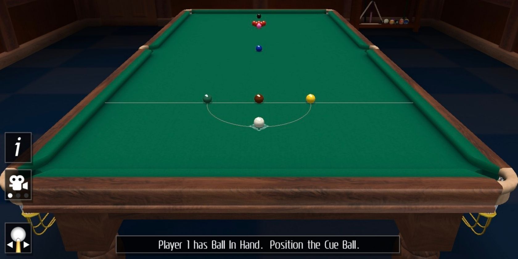 Image of a Level on Pro Snooker 2022's iOS app.