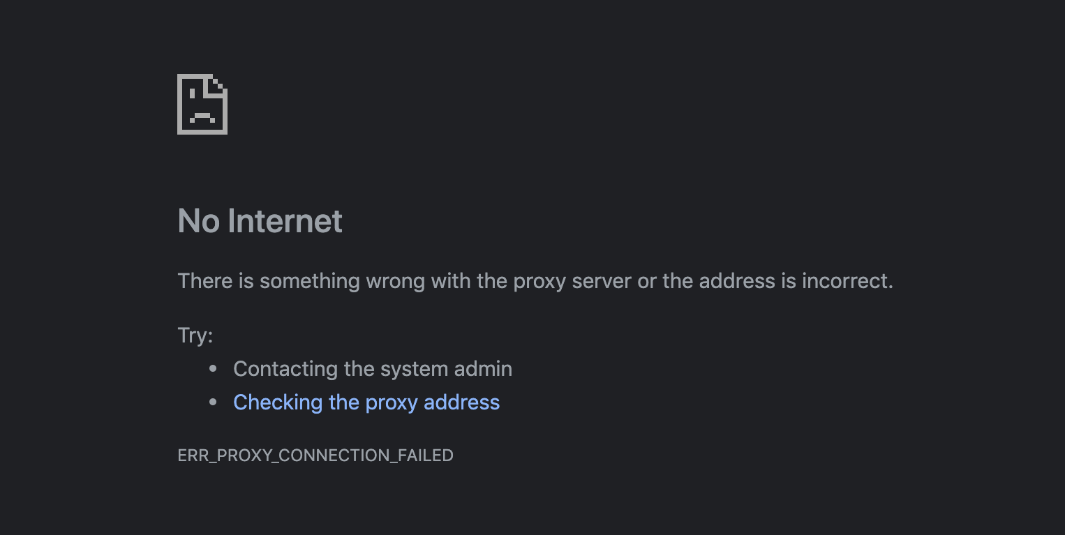proxy-server-error