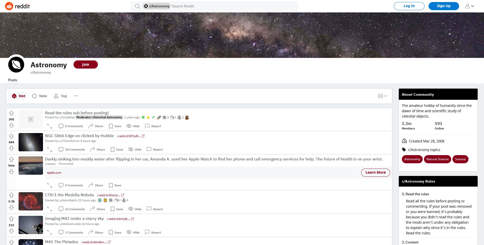 reddit astronomy