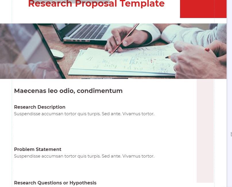 research proposal preview