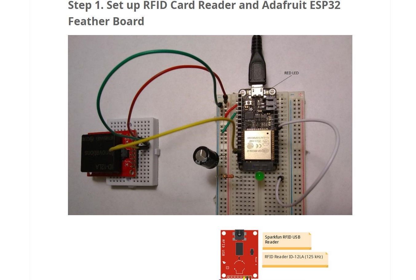 RFID card reading using ESP32