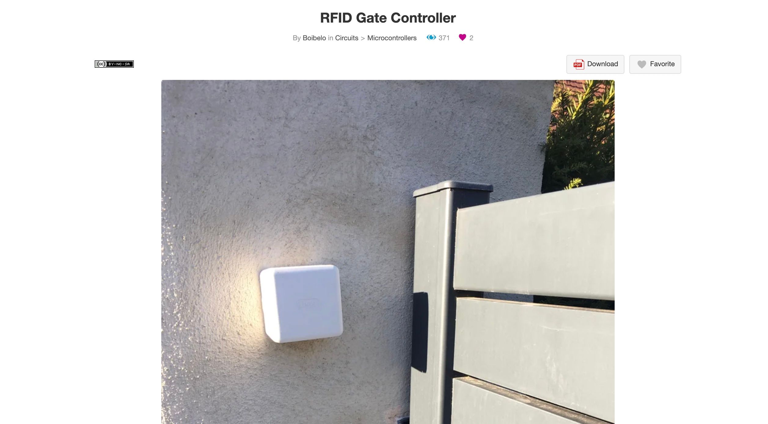 RFID gate controller