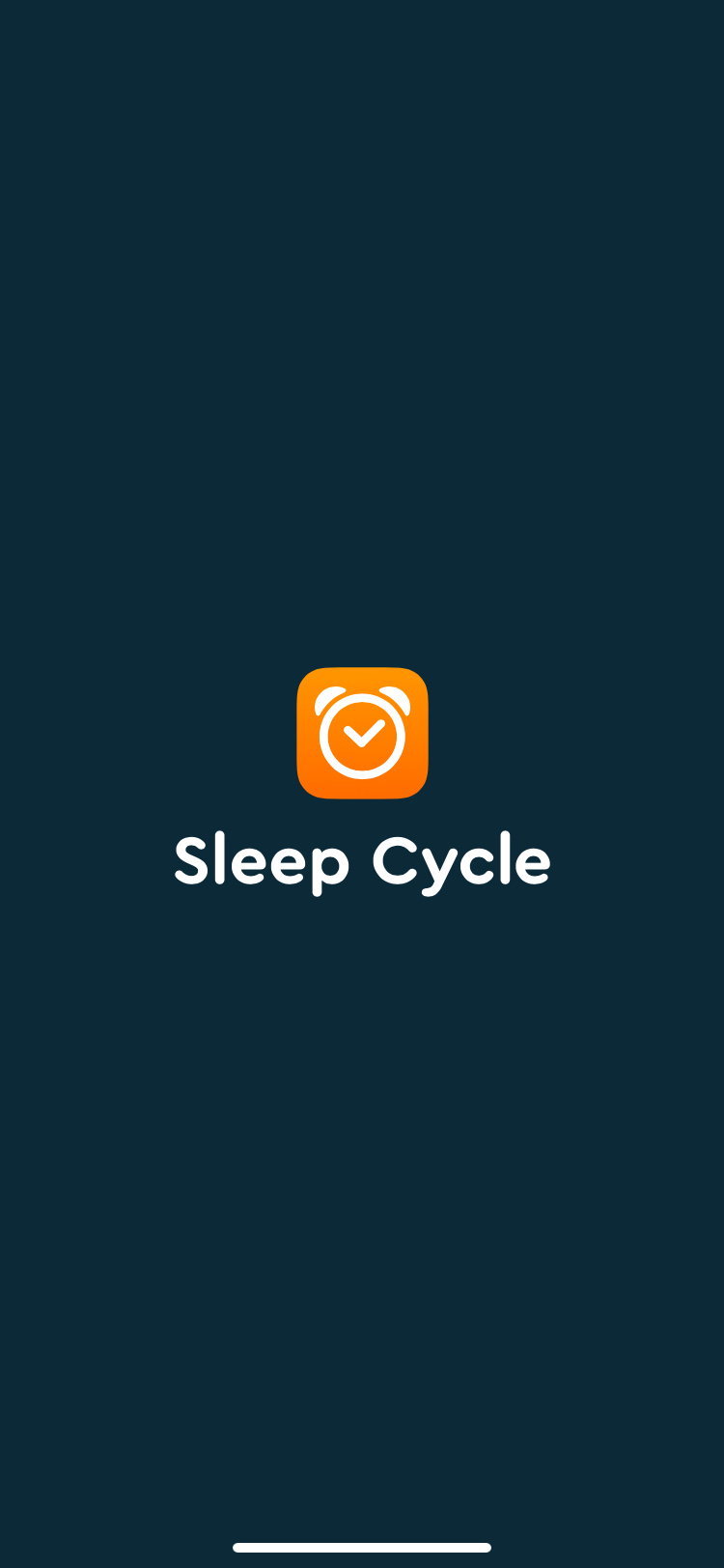 sleep cycle startup page