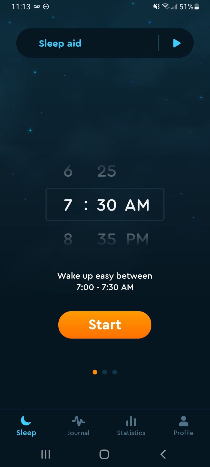 The Sleep Cycle app.