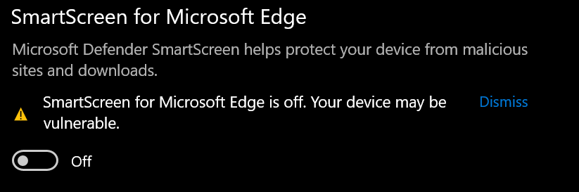 SmartScreen edge