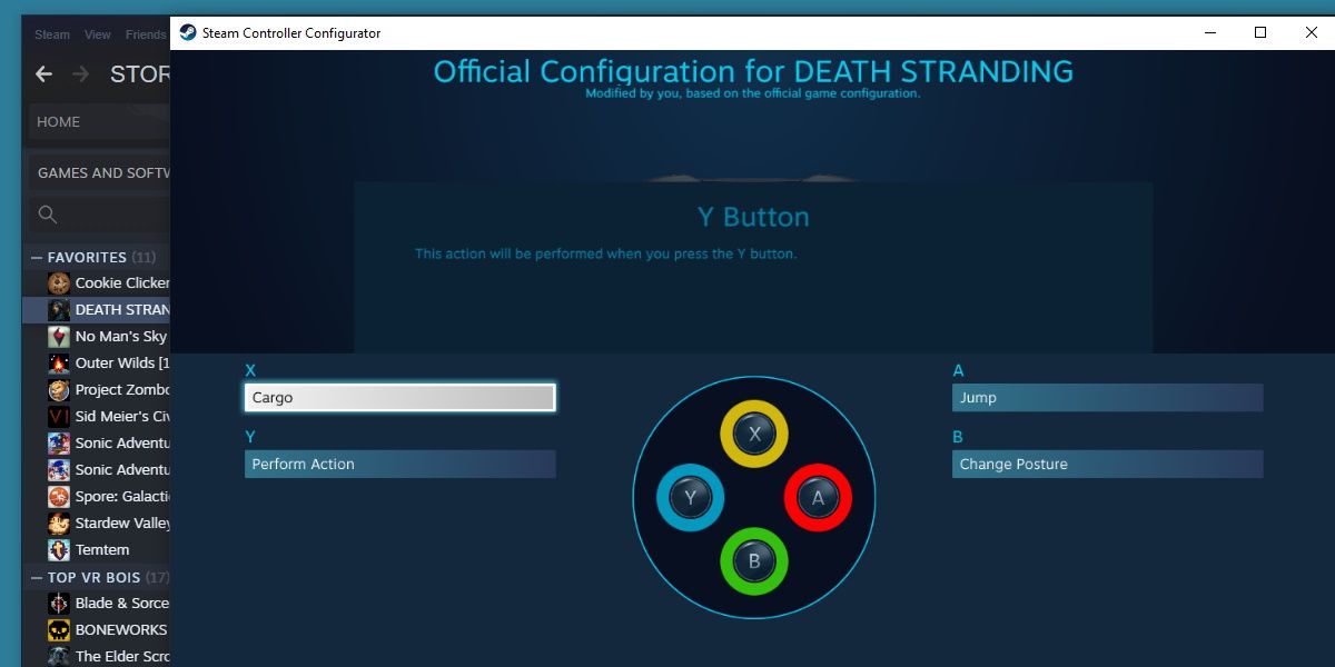 steam controller configurator changing face buttons bindings