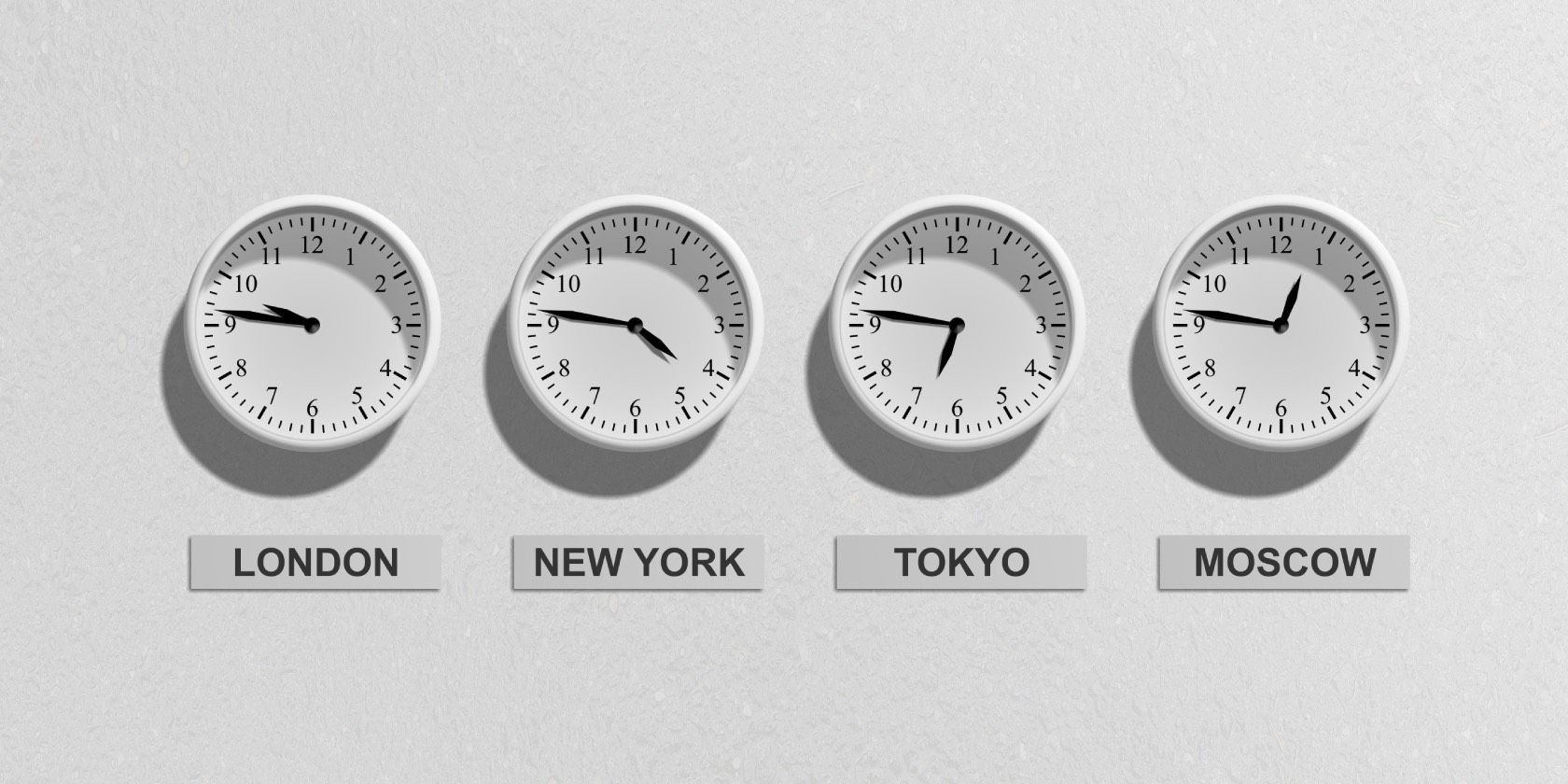 Clocks with Timezones