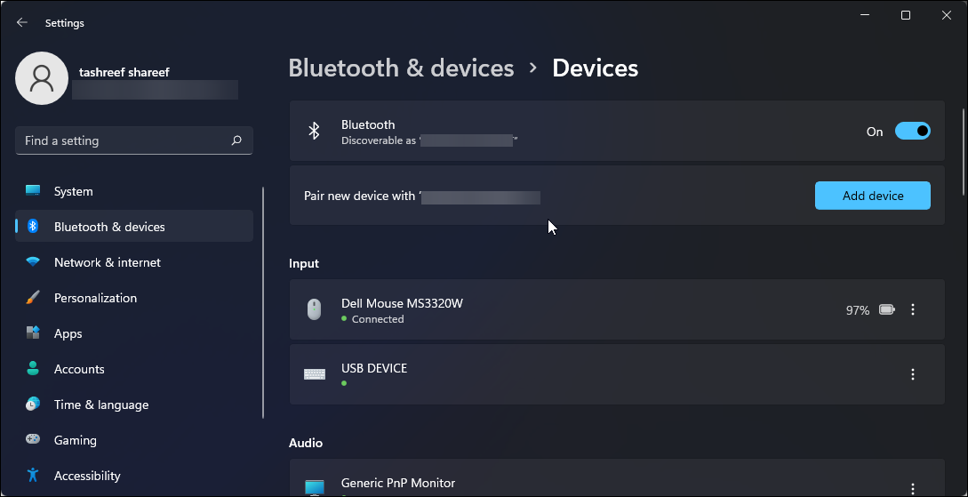 Windows 11 で Bluetooth デバイスの名前を変更する方法