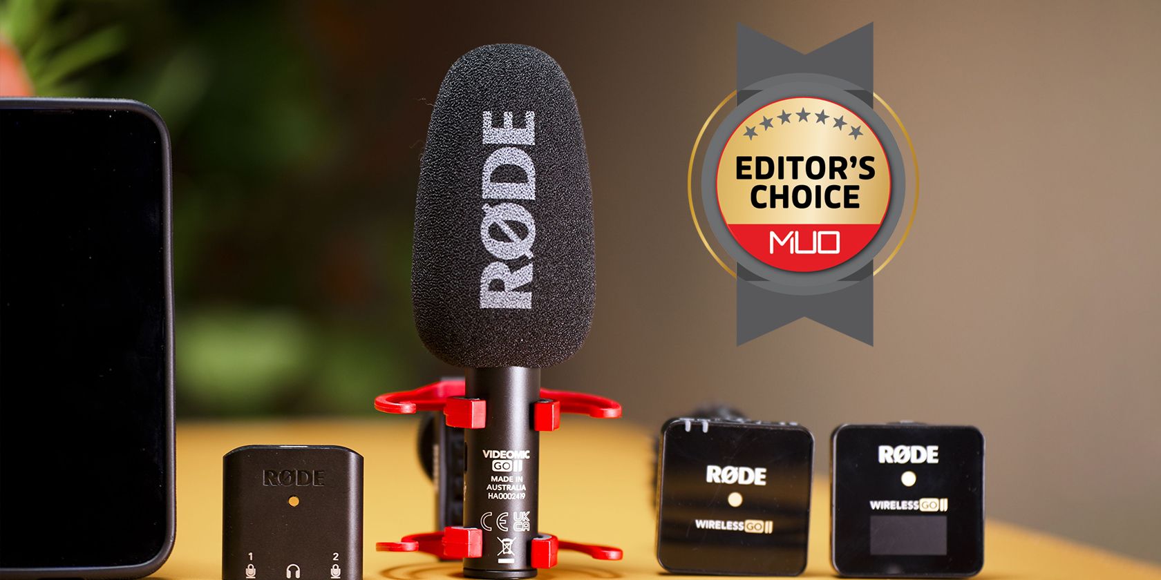 videomic ii awarded editor's choice