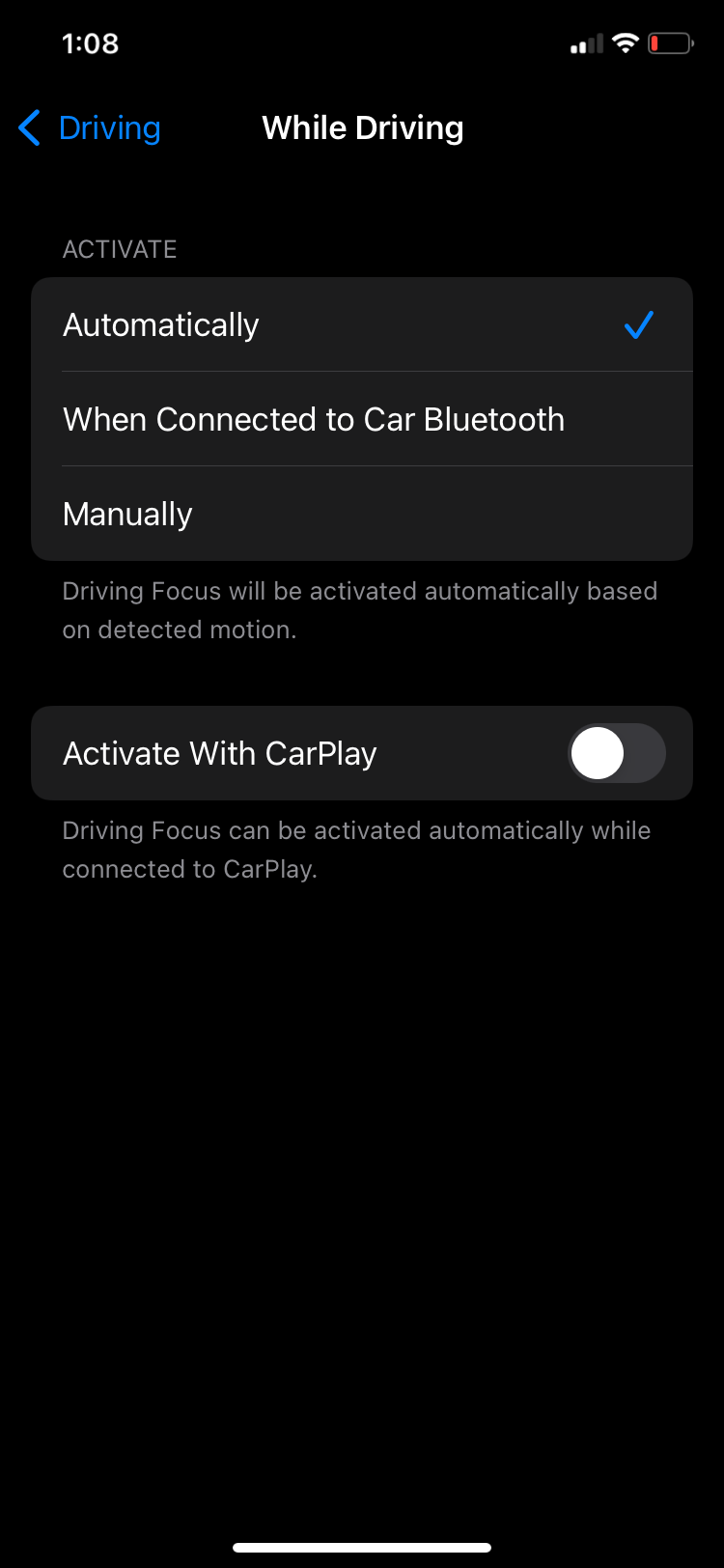 How to Use iOS’s Focus Mode to Automatically Reply to Texts While Driving