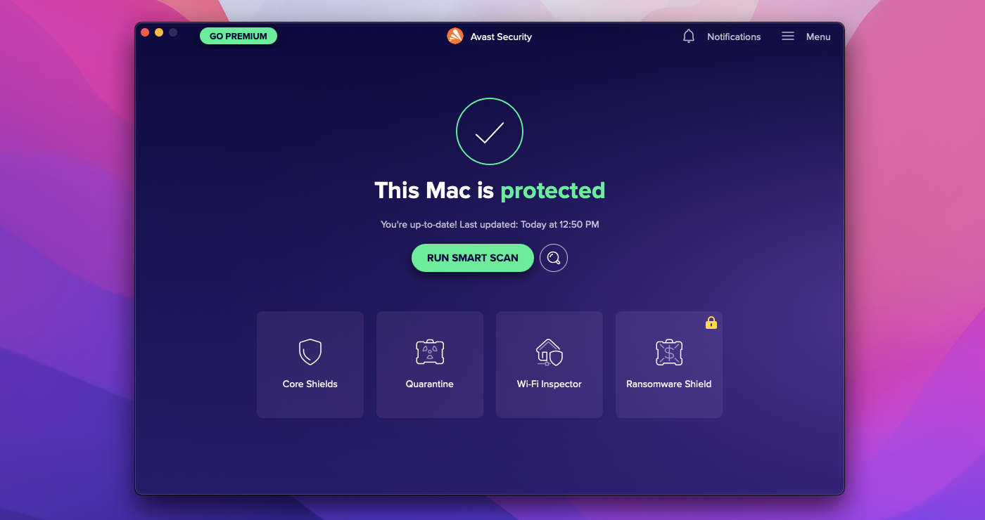 Avast Security for Mac.