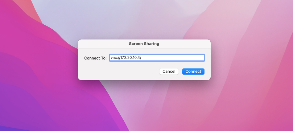 connect mac to mac remotely