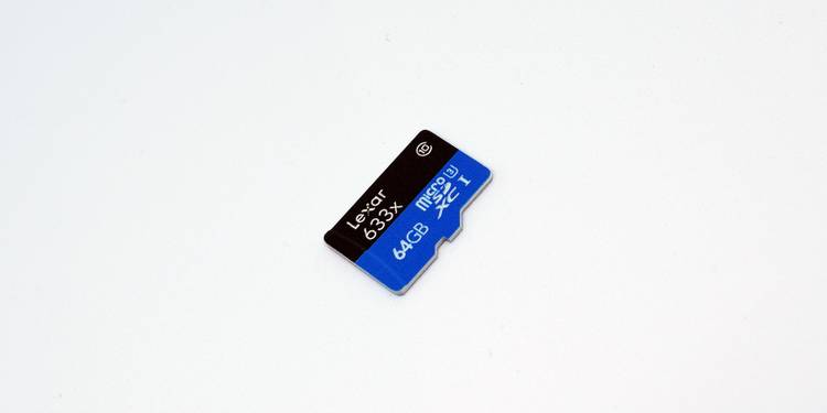 64gb microSD card from