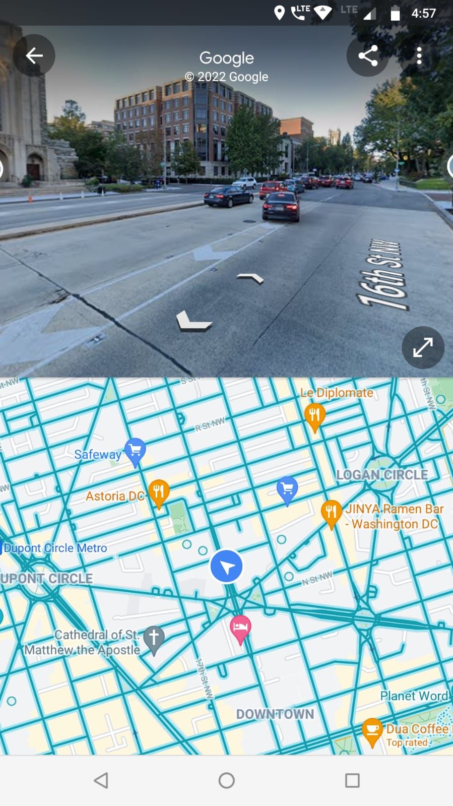 Accessing the Street View images on on Google Maps Android