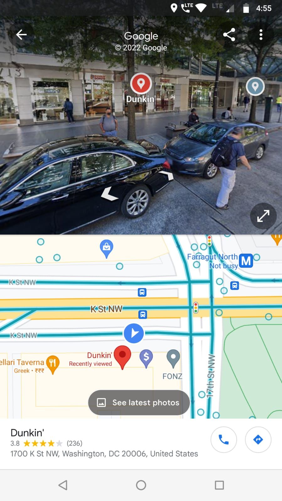 Accessing the Street View on Google Maps Android