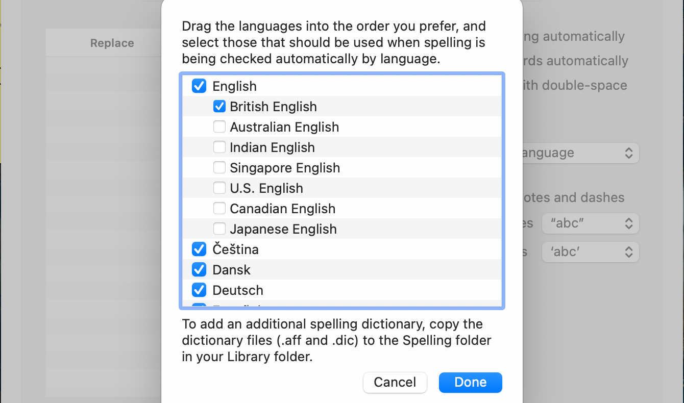 Add More Languages to SpellCheck