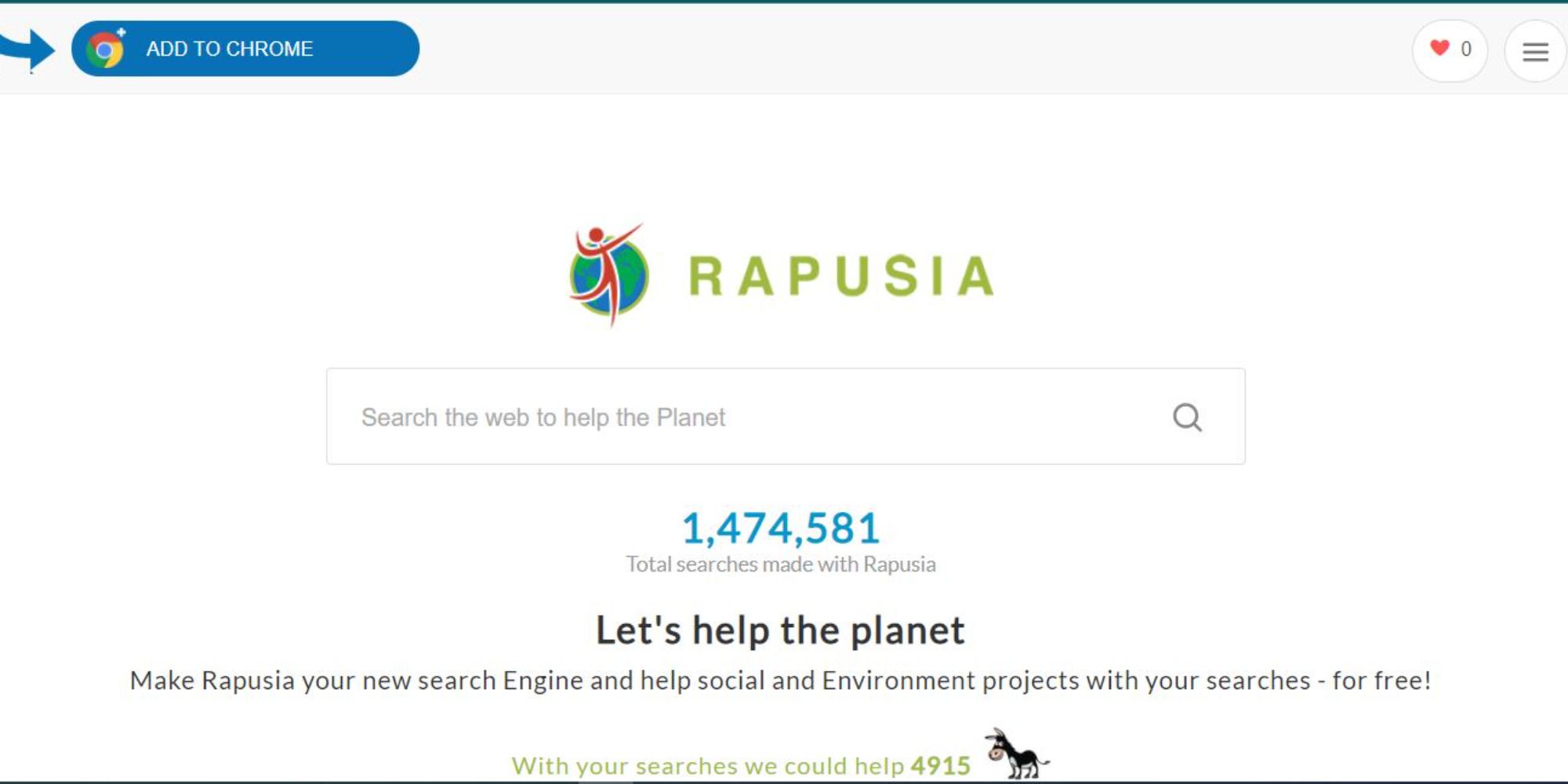 Rapusia search engine