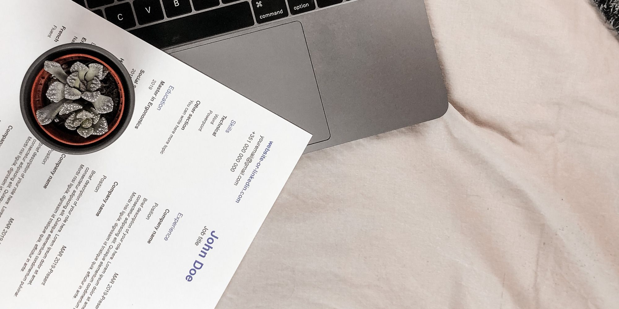 Hybrid resume highlighting candidate skills followed by chronology of work experience