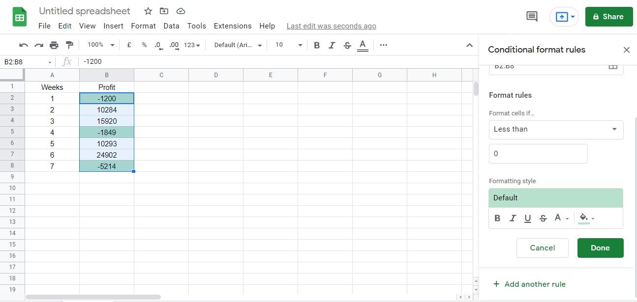 How To Format Values In Google Sheets