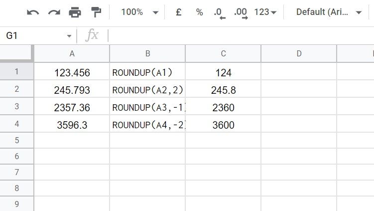 How to Use ROUND Functions in Google Sheets