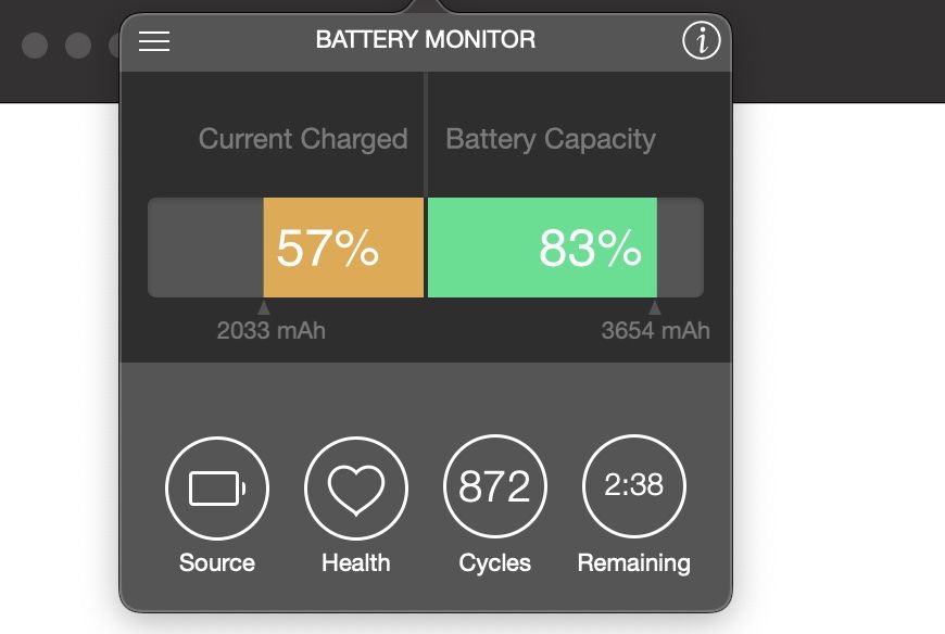 Battery Monitor for Mac