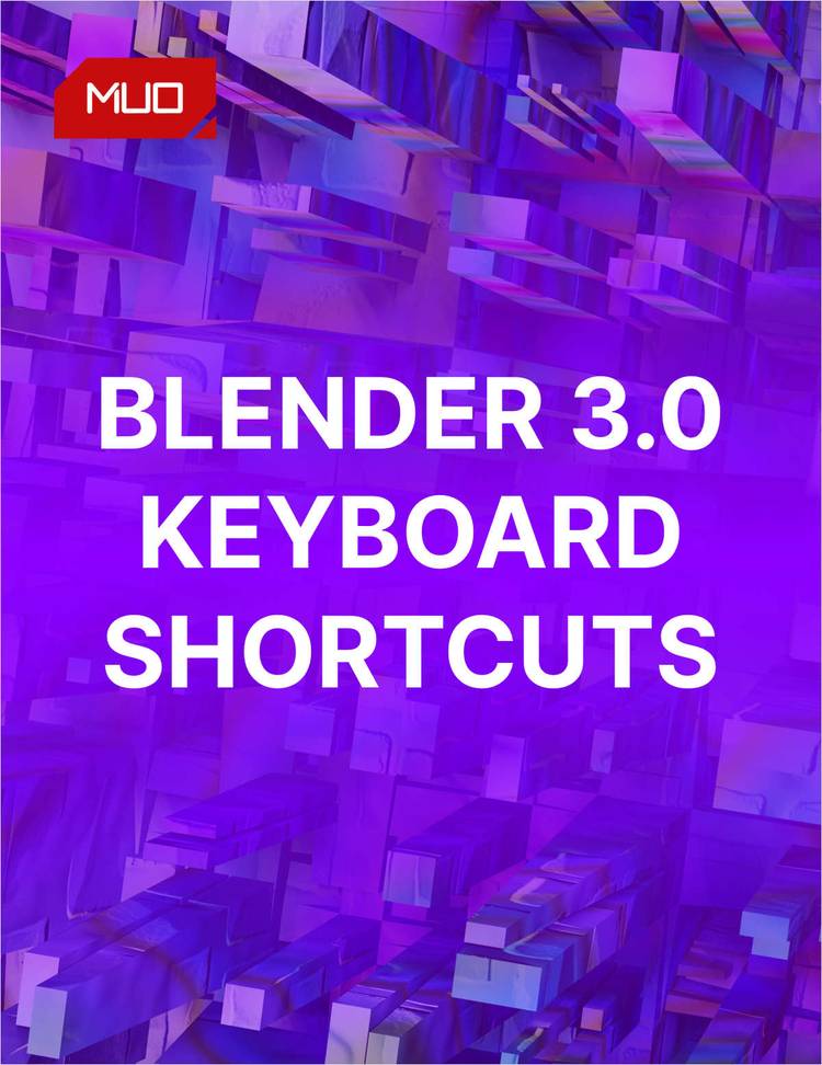 The Essential Blender 3.0 Keyboard Shortcuts Cheat Sheet