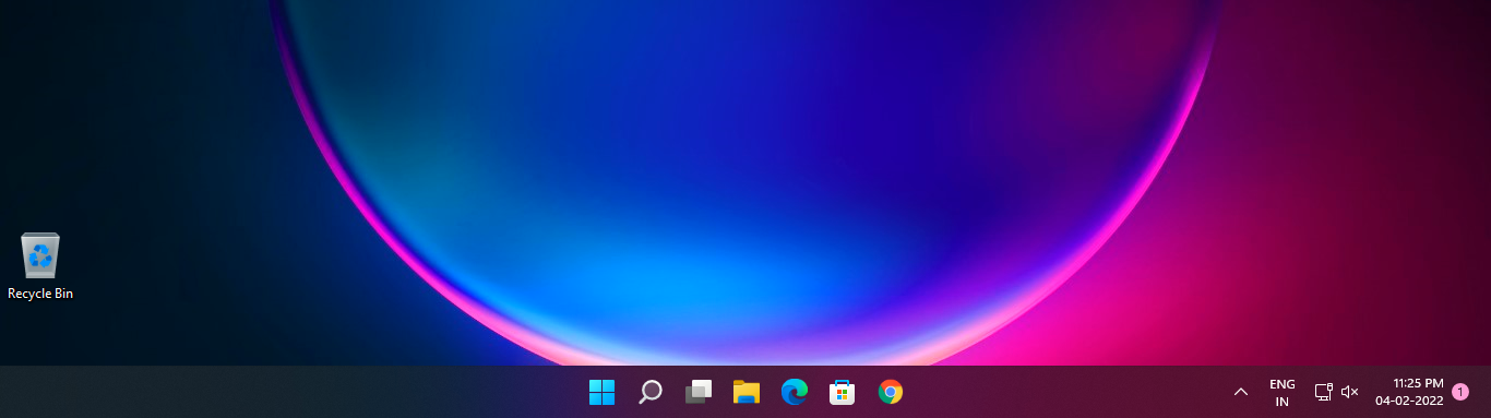 Chat and Widgets Icons Removed from Taskbar