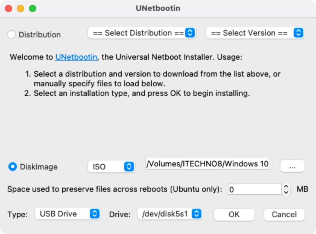 create windows bootable usb on mac from iso
