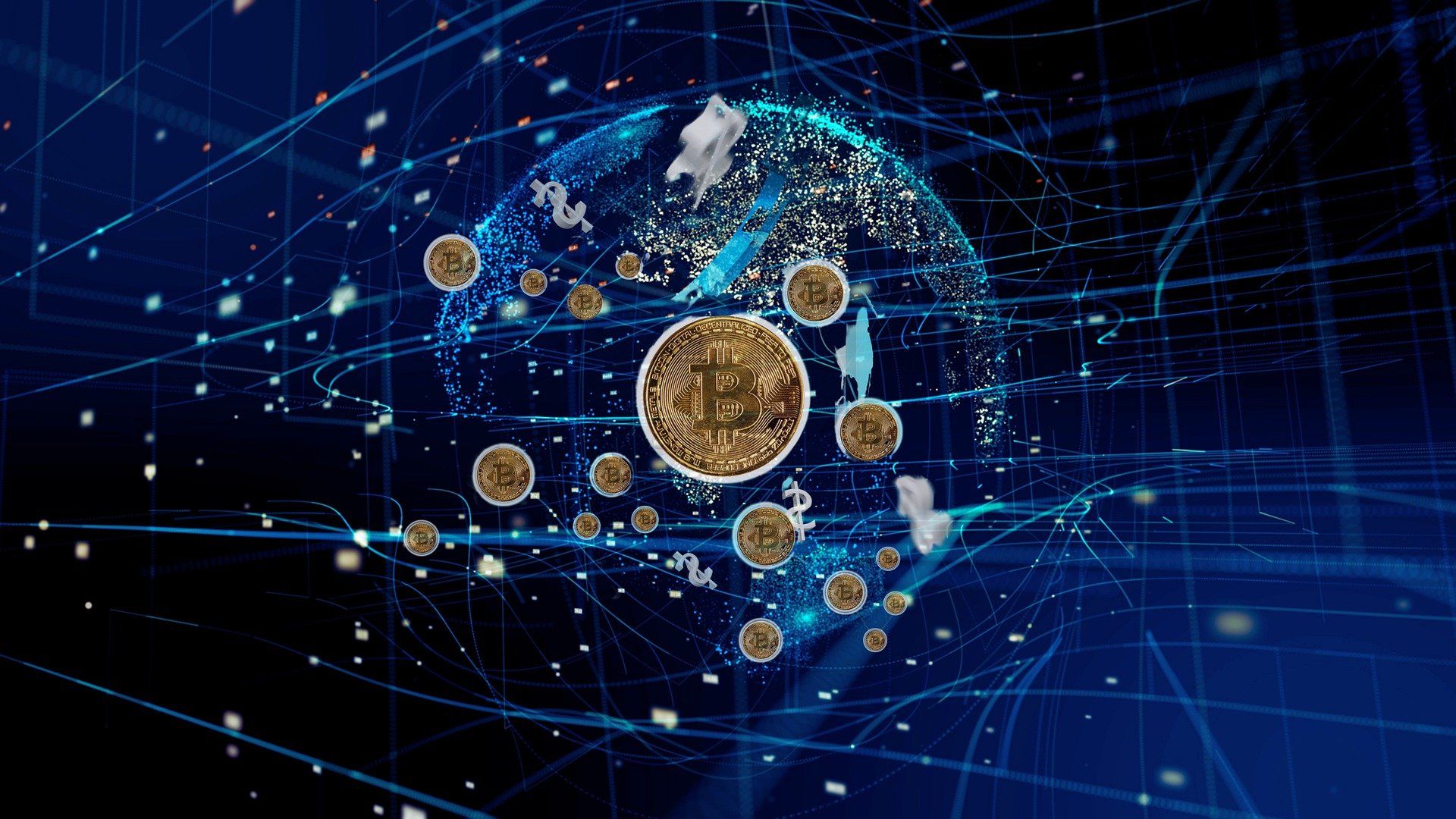 Cryptocurrencies, blockchain, and bitcoin around the world 
