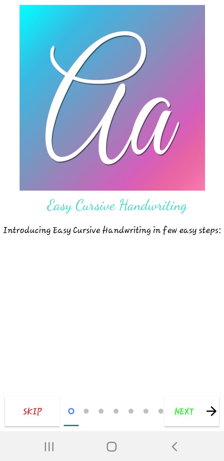 Easy Cursive Handwriting - Startup