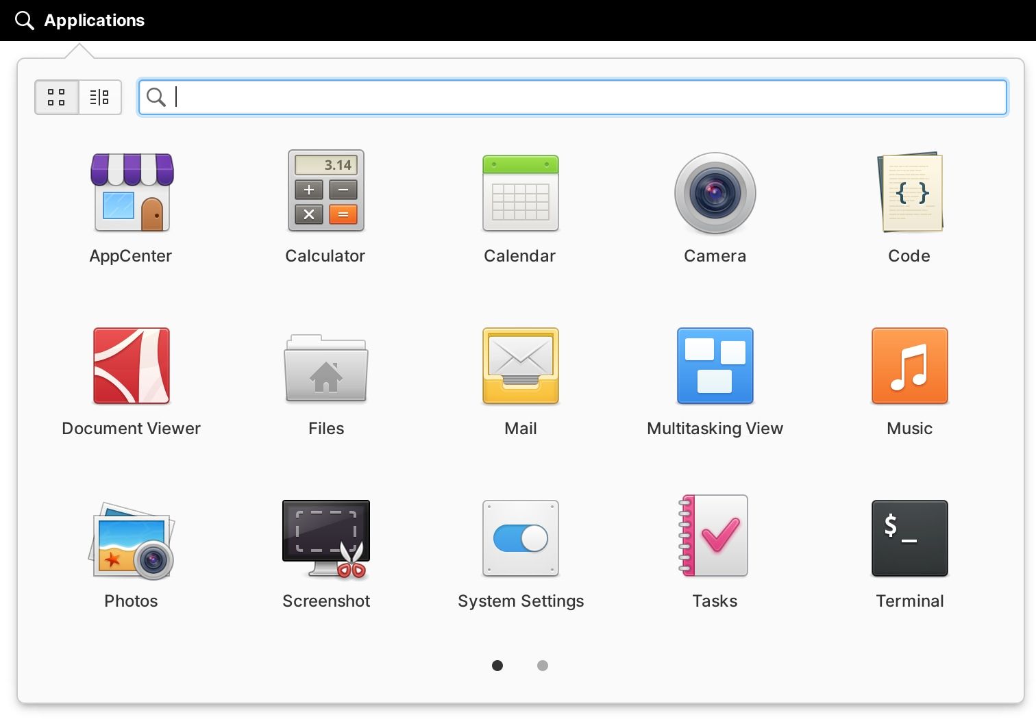Elementary OS updated applications
