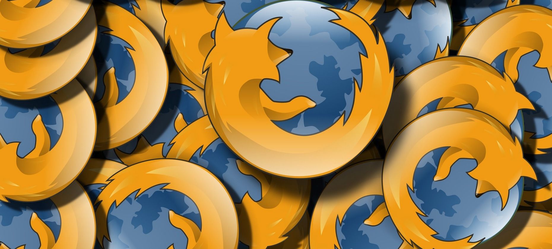 Multiple Firefox logo symbols