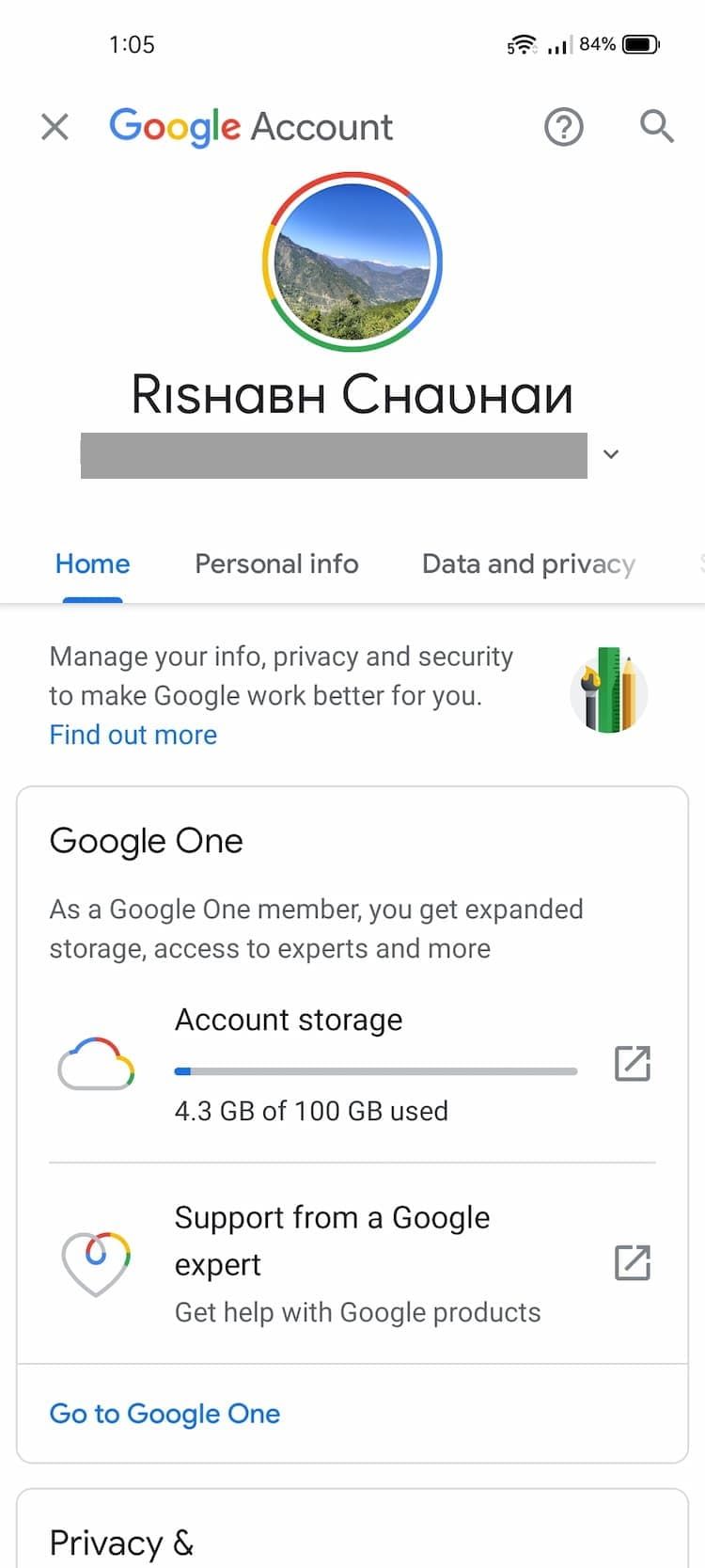 Google Account Settings Overview