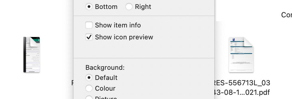 Item Info in Finder