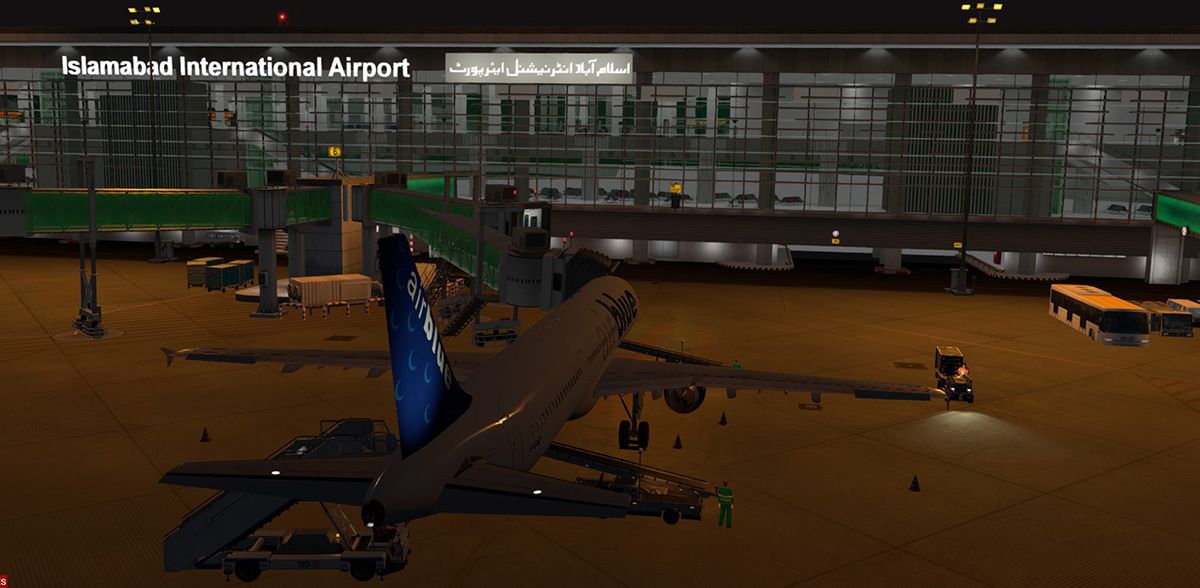 Airblue A320 at Islamabad in Prepar3D