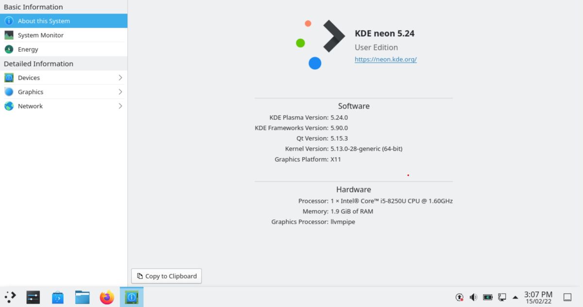 KDE system requirements