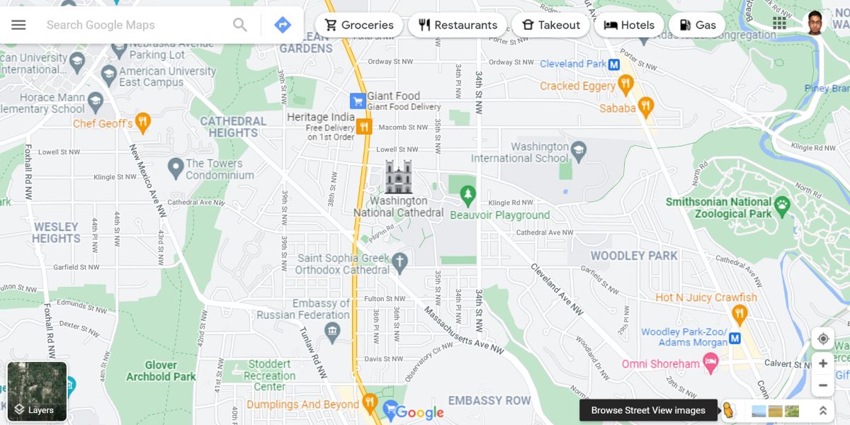 Locating Pegman on Google Maps