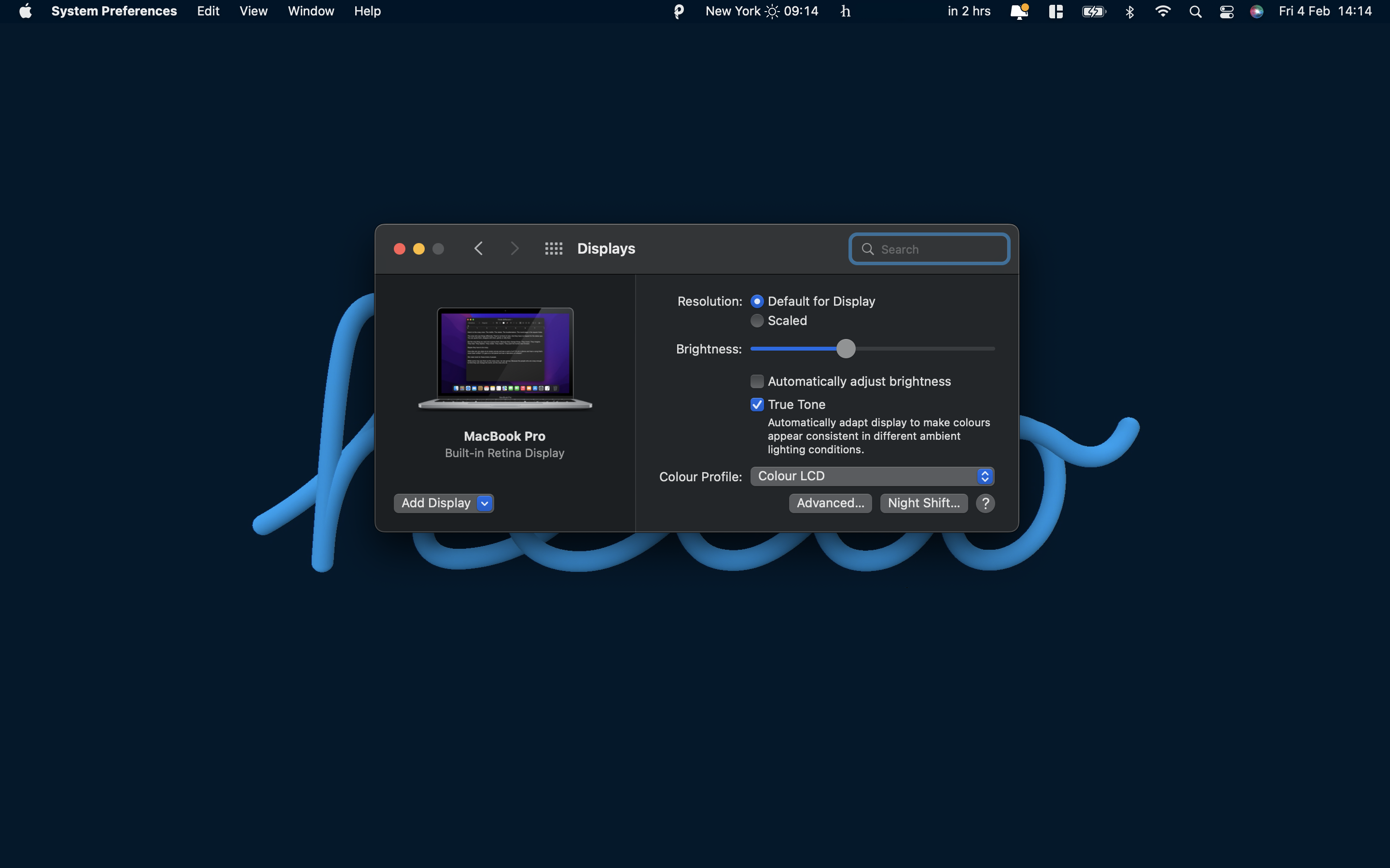 Mac Display Settings